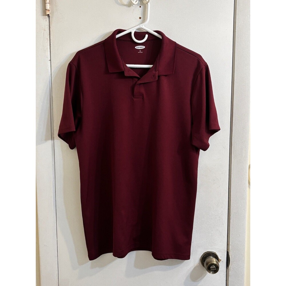 Men's Old Navy Go-Dry Polo L Tall - Red